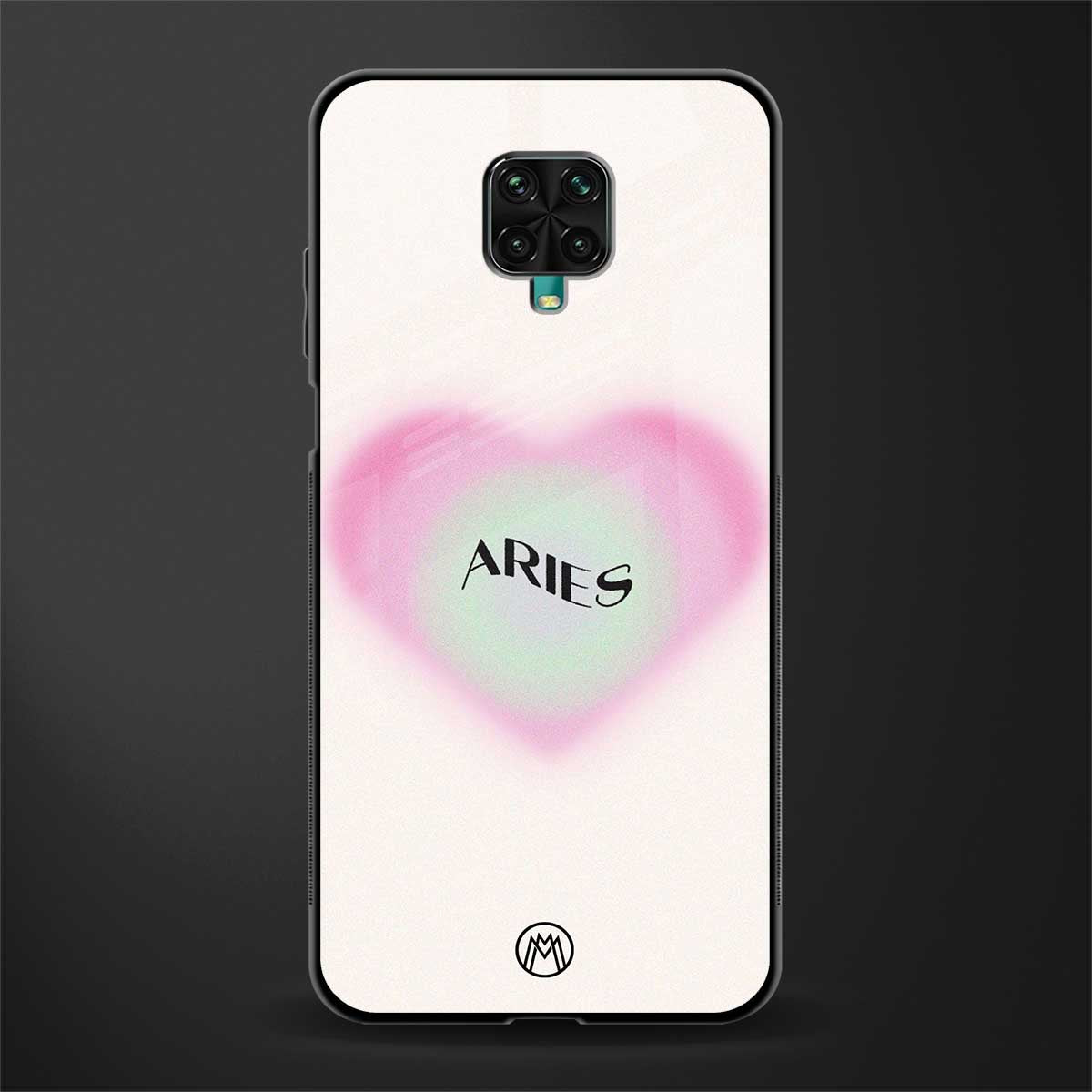 aries minimalistic glass case for poco m2 pro image