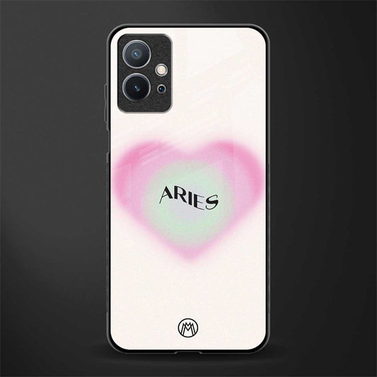 aries minimalistic glass case for vivo y75 5g image