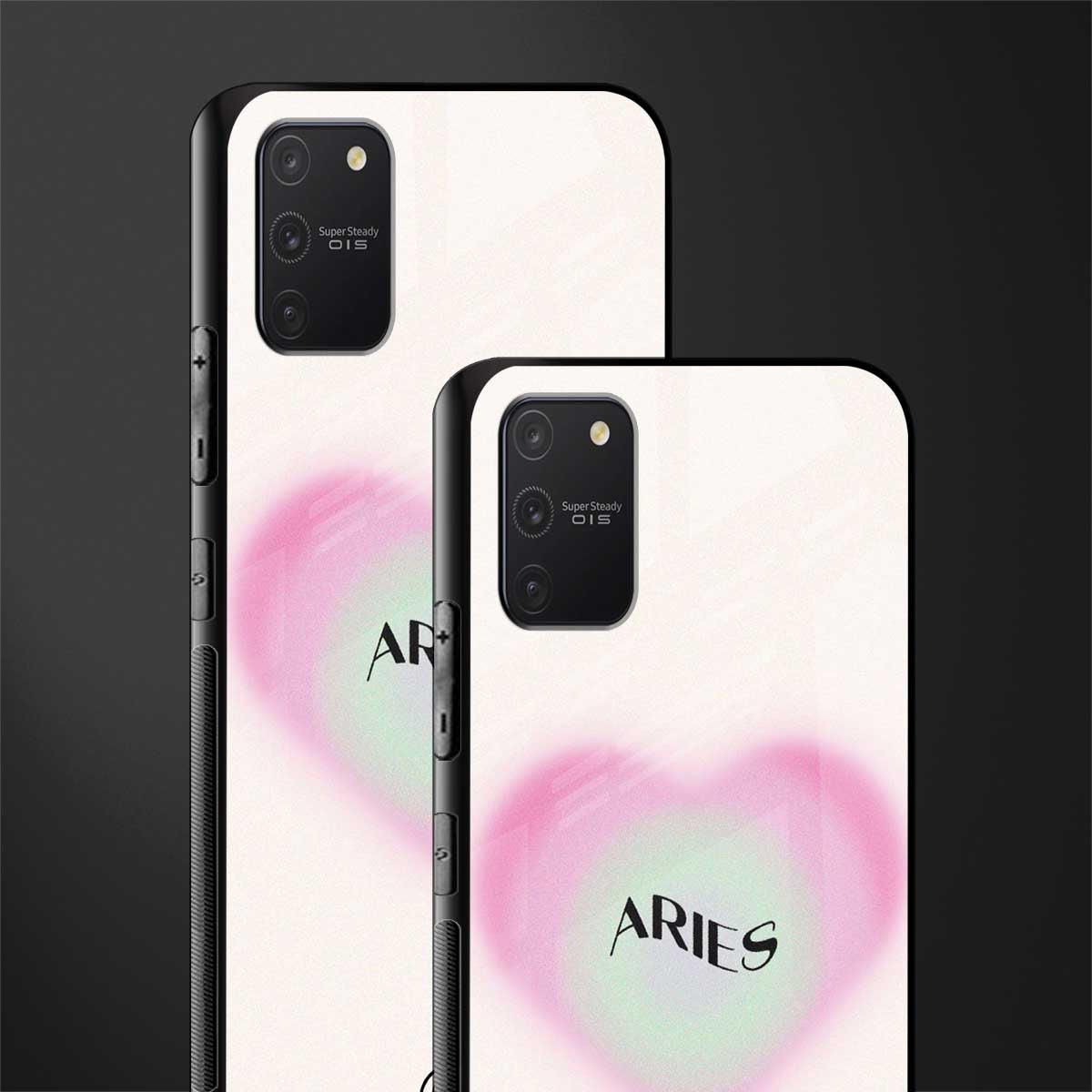 aries minimalistic glass case for samsung galaxy s10 lite image-2