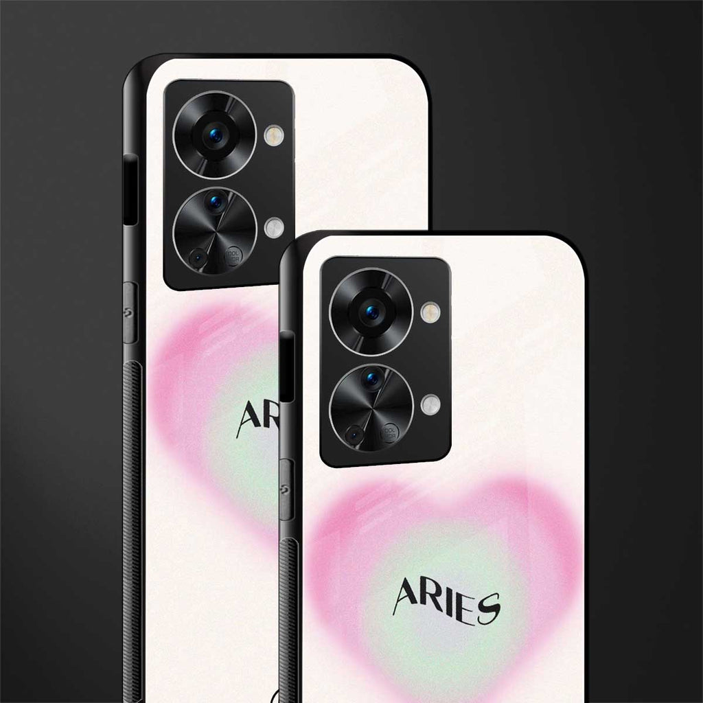 aries minimalistic glass case for phone case | glass case for oneplus nord 2t 5g