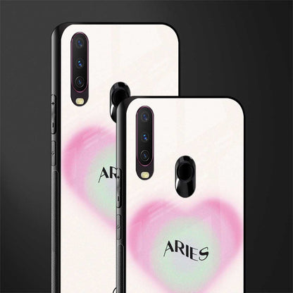 aries minimalistic glass case for vivo y15 image-2