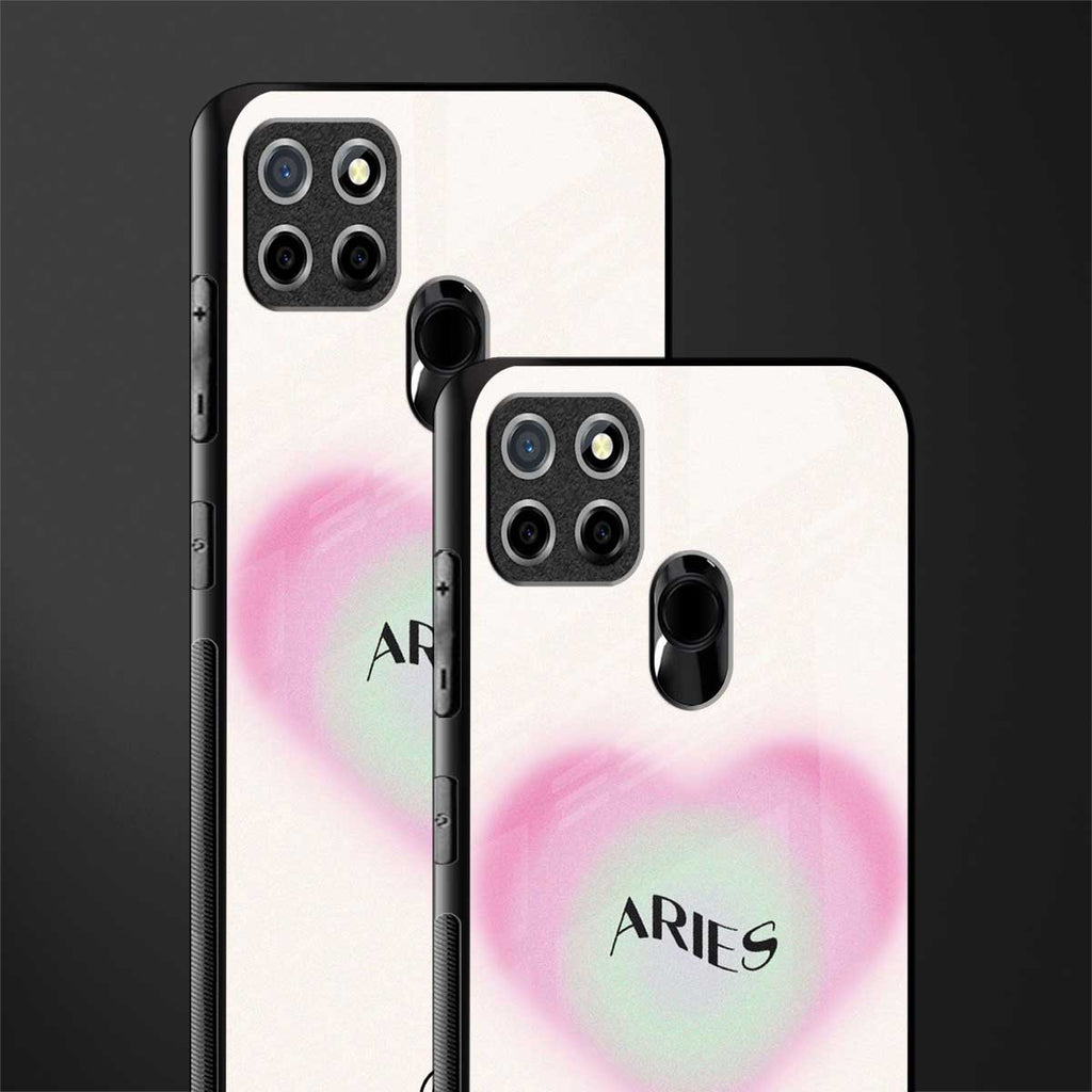 aries minimalistic glass case for realme narzo 20 image-2