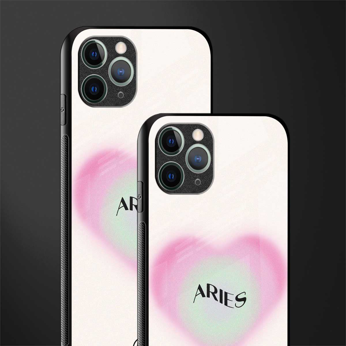 aries minimalistic glass case for iphone 11 pro max image-2