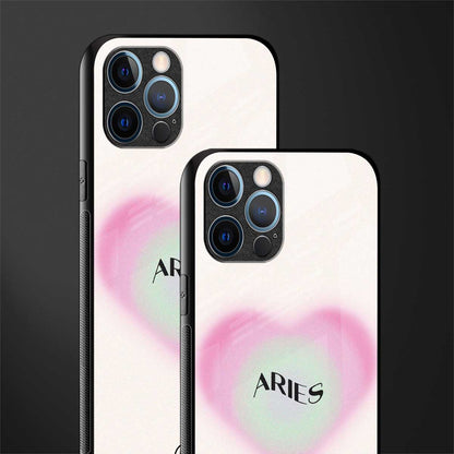 aries minimalistic glass case for iphone 14 pro max image-2