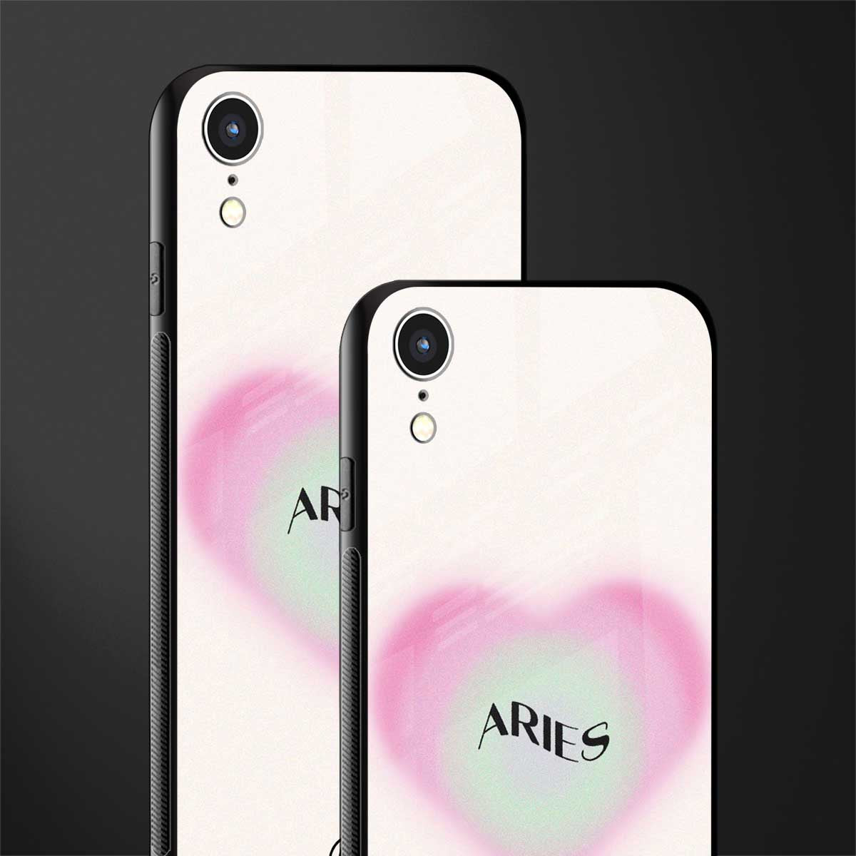 aries minimalistic glass case for iphone xr image-2