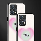 aries minimalistic back phone cover | glass case for oneplus nord ce 2 lite 5g