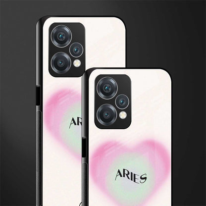 aries minimalistic back phone cover | glass case for oneplus nord ce 2 lite 5g