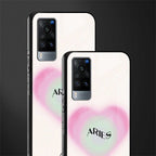 aries minimalistic glass case for vivo x60 image-2