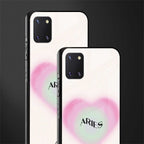 aries minimalistic glass case for samsung a81 image-2