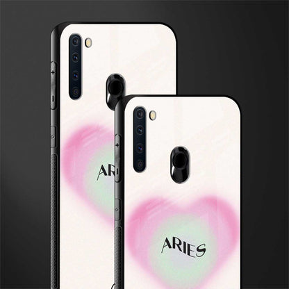 aries minimalistic glass case for samsung a21 image-2