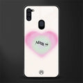 aries minimalistic glass case for samsung a11 image