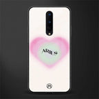 aries minimalistic glass case for oneplus 8 image