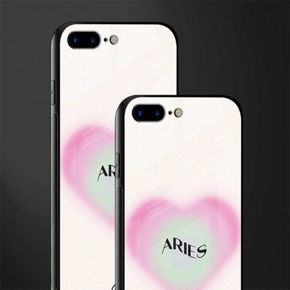 aries minimalistic glass case for iphone 8 plus image-2