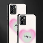 aries minimalistic back phone cover | glass case for vivo y72