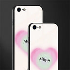 aries minimalistic glass case for iphone se 2020 image-2