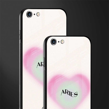 aries minimalistic glass case for iphone 6 image-2