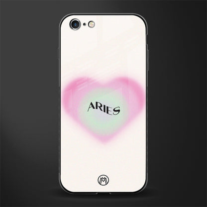 aries minimalistic glass case for iphone 6 plus image