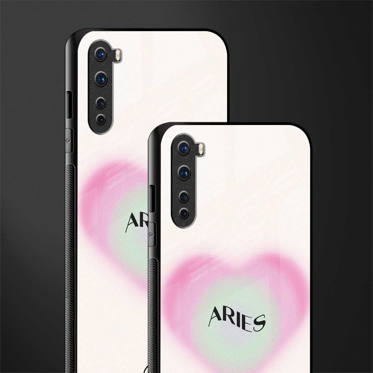 aries minimalistic glass case for oneplus nord ac2001 image-2