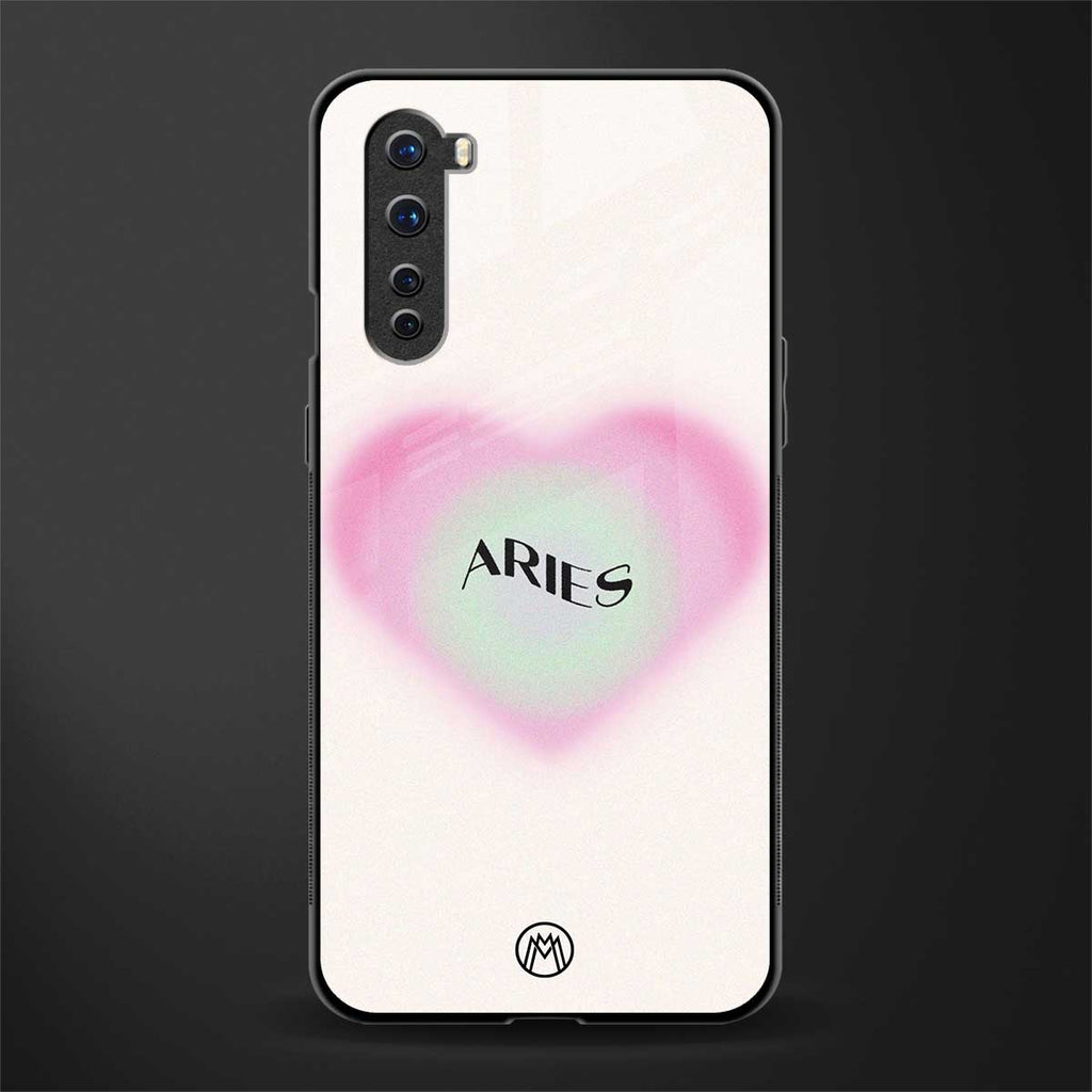 aries minimalistic glass case for oneplus nord ac2001 image