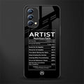 artist nutrition facts glass case for oppo f19 image