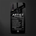 artist nutrition facts glass case for vivo y12 image