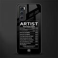 artist nutrition facts glass case for vivo v20 se image