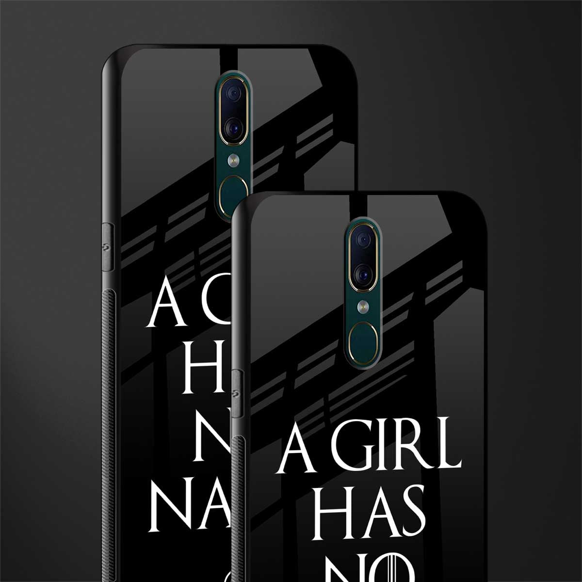 arya stark glass case for oppo f11 image-2