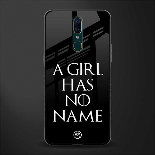 arya stark glass case for oppo a9 image