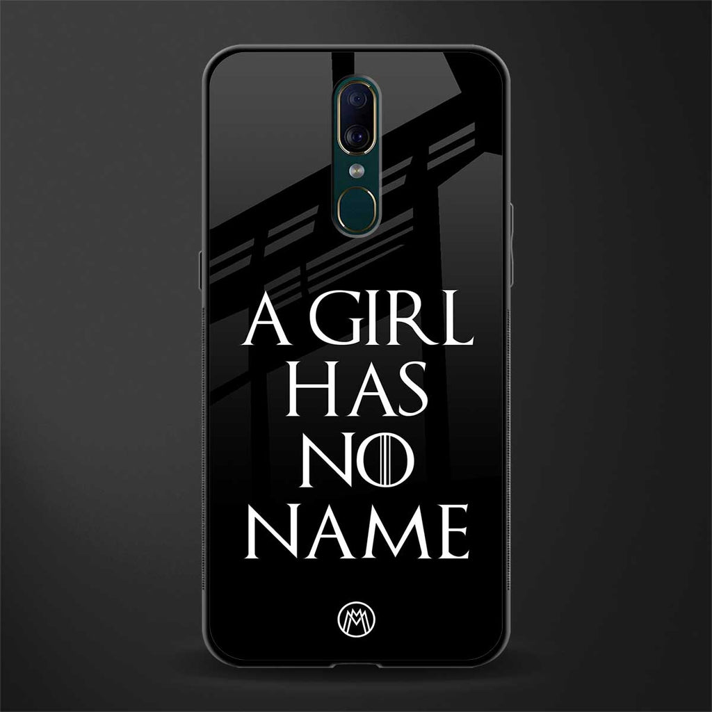 arya stark glass case for oppo f11 image