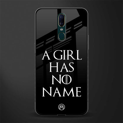 arya stark glass case for oppo f11 image