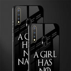arya stark glass case for vivo y19 image-2