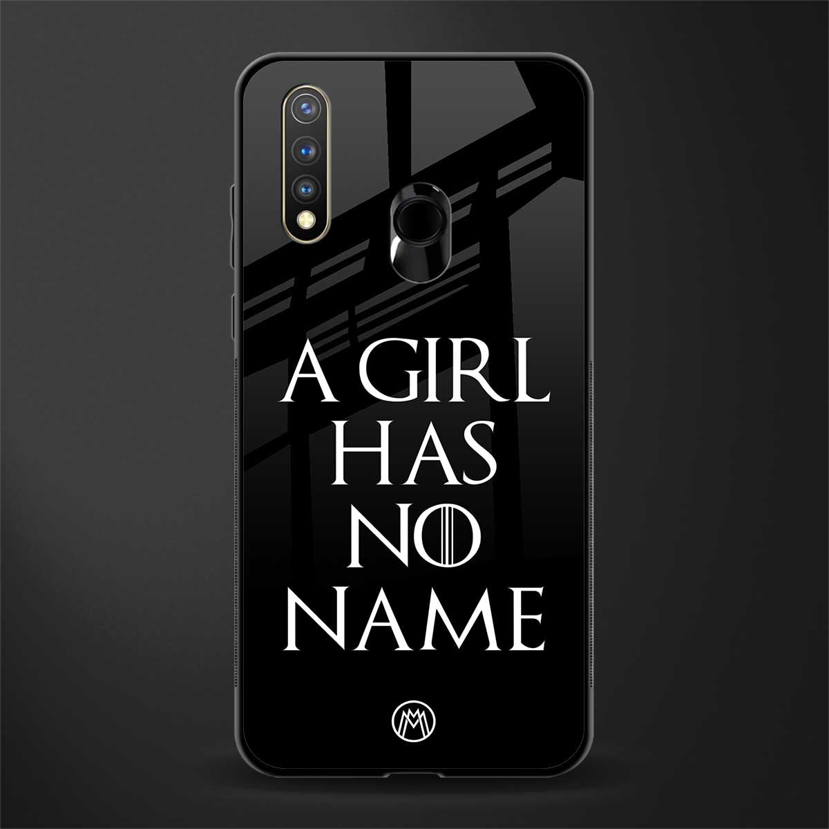 arya stark glass case for vivo u20 image