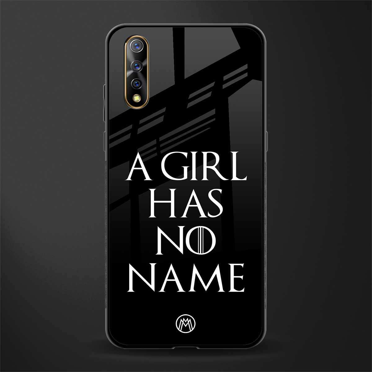 arya stark glass case for vivo s1 image