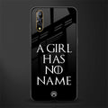 arya stark glass case for vivo z1x image