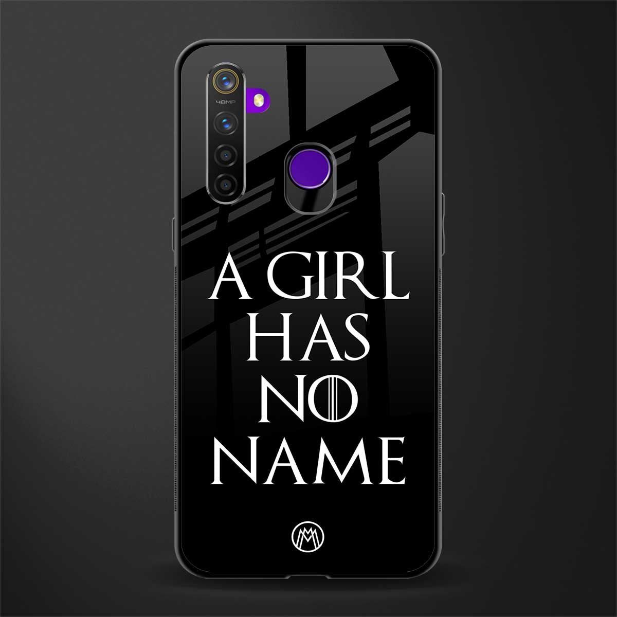 arya stark glass case for realme 5 image