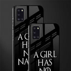 arya stark glass case for samsung galaxy a31 image-2