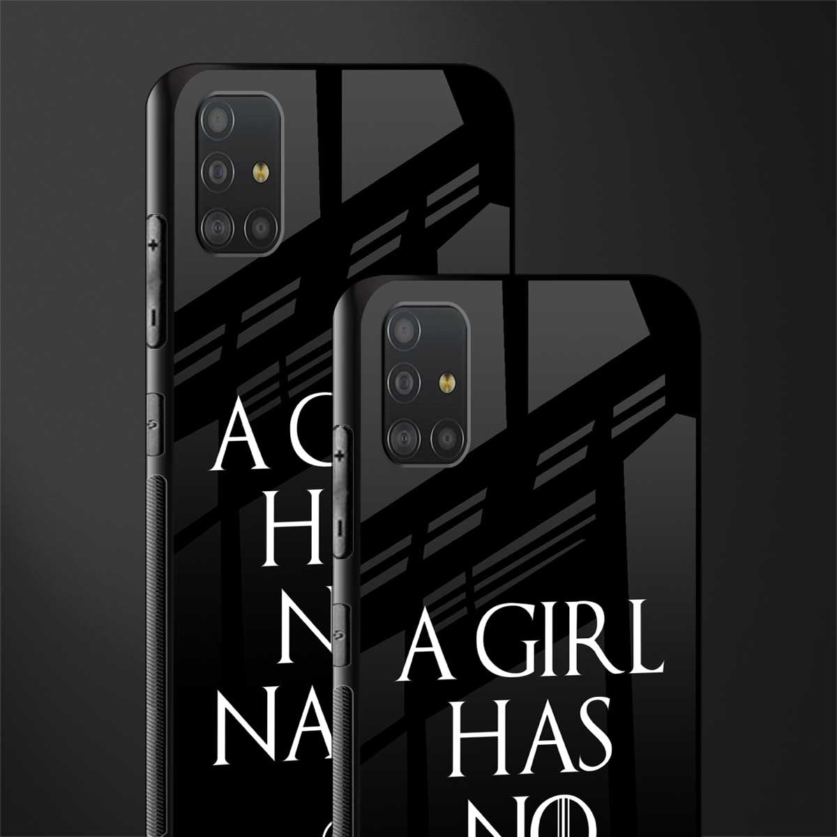 arya stark glass case for samsung galaxy a51 image-2