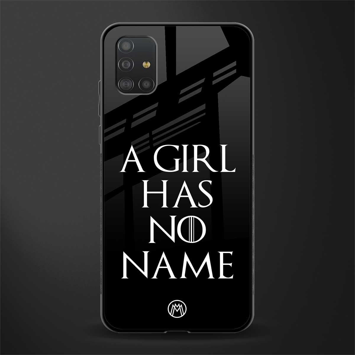 arya stark glass case for samsung galaxy a51 image