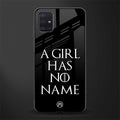 arya stark glass case for samsung galaxy a71 image