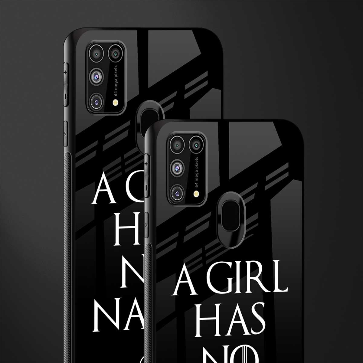 arya stark glass case for samsung galaxy f41 image-2