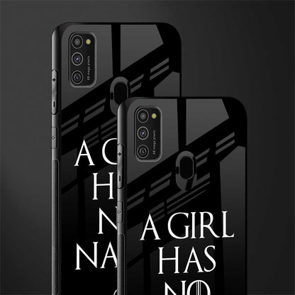 arya stark glass case for samsung galaxy m30s image-2