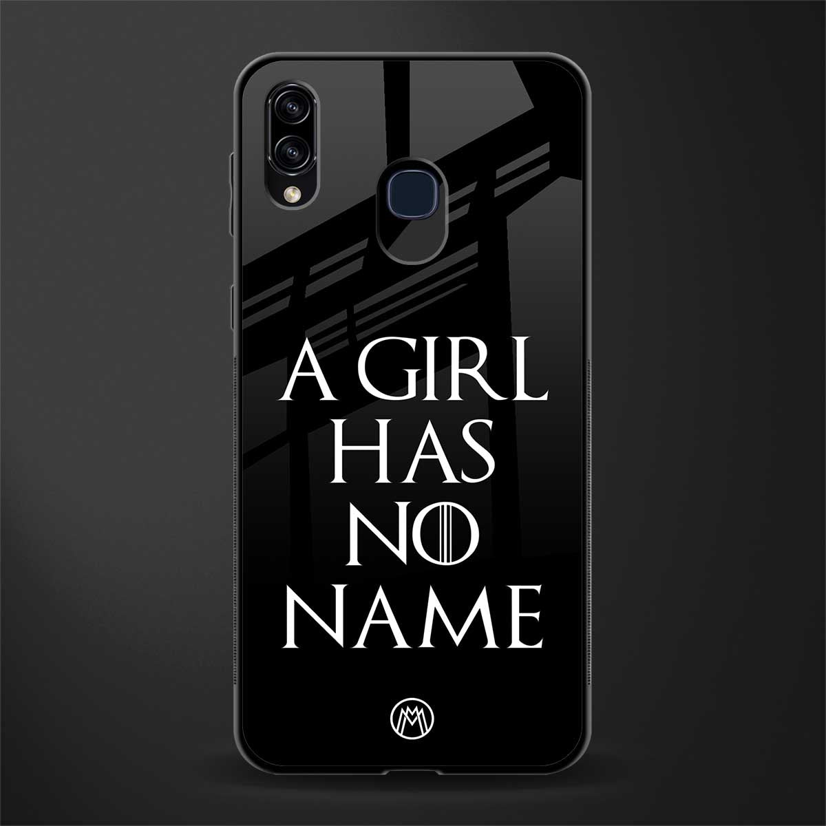 arya stark glass case for samsung galaxy m10s image