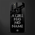 arya stark glass case for redmi note 8 image