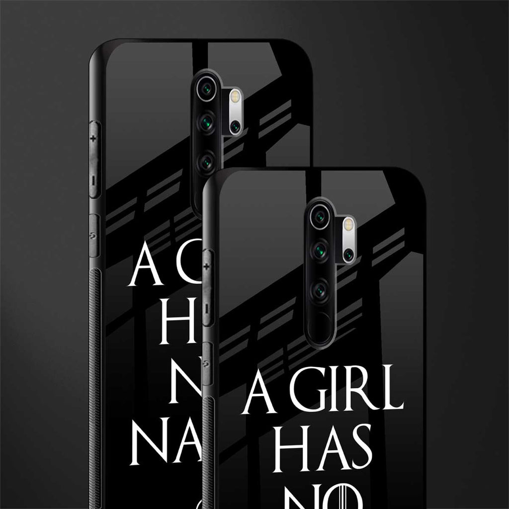arya stark glass case for redmi note 8 pro image-2