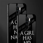 arya stark glass case for redmi note 8 pro image-2