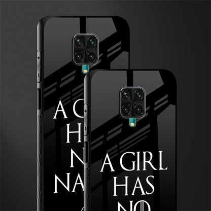 arya stark glass case for redmi note 9 pro max image-2