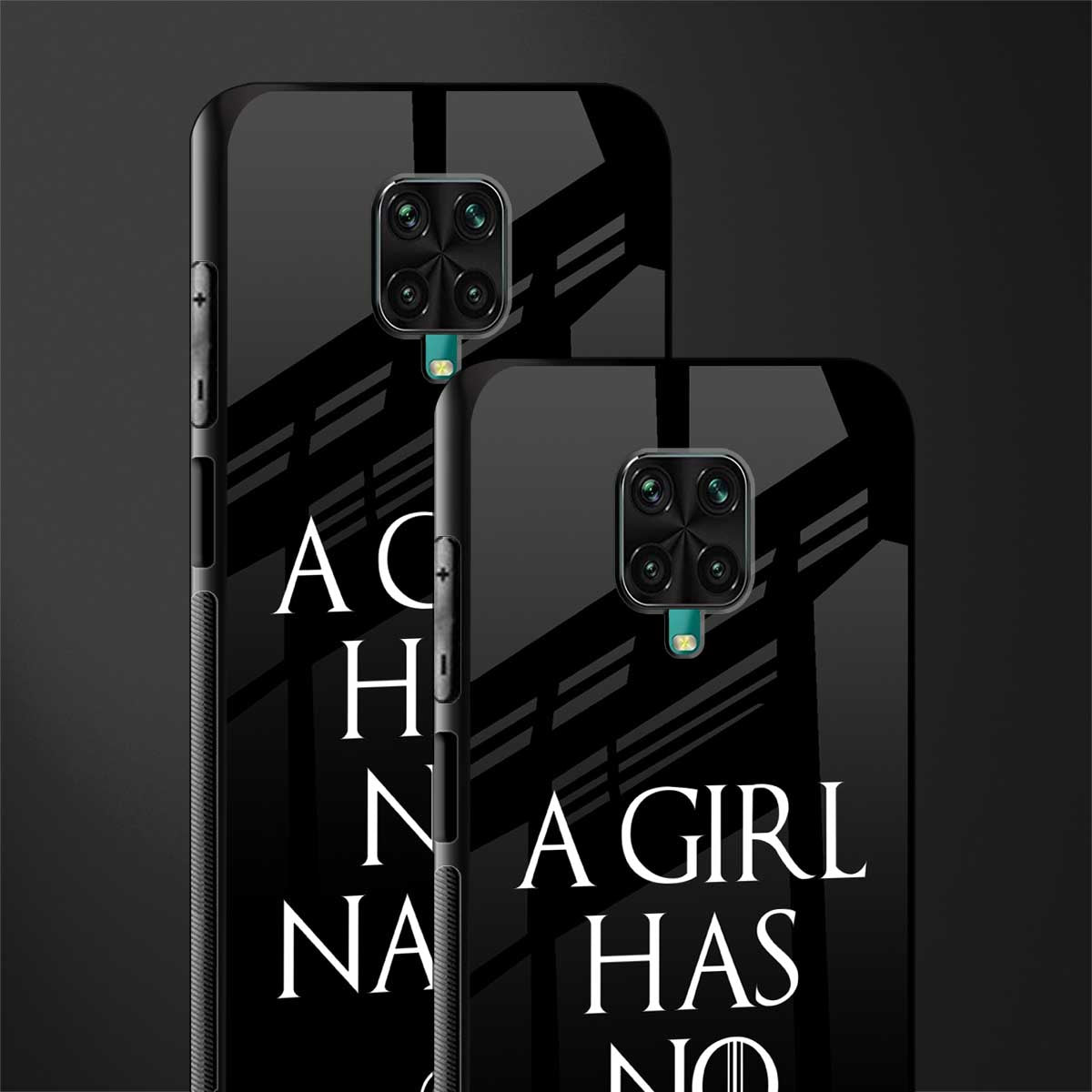 arya stark glass case for redmi note 9 pro image-2