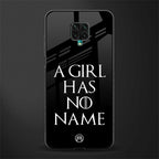 arya stark glass case for redmi note 9 pro image