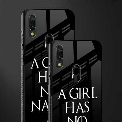 arya stark glass case for redmi note 7s image-2
