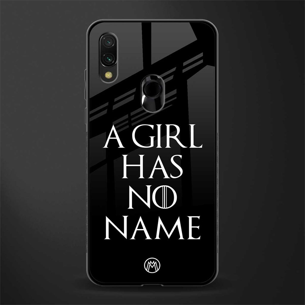 arya stark glass case for redmi 7redmi y3 image